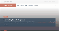 Desktop Screenshot of pokeraction.net